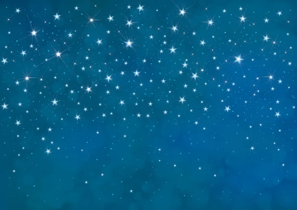 Kleurrijke sterrenhemel — Stockvector