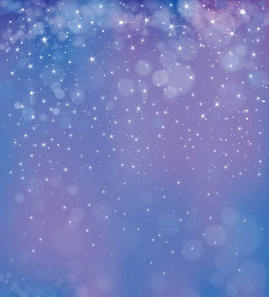 Étoiles brillantes et lumières — Image vectorielle