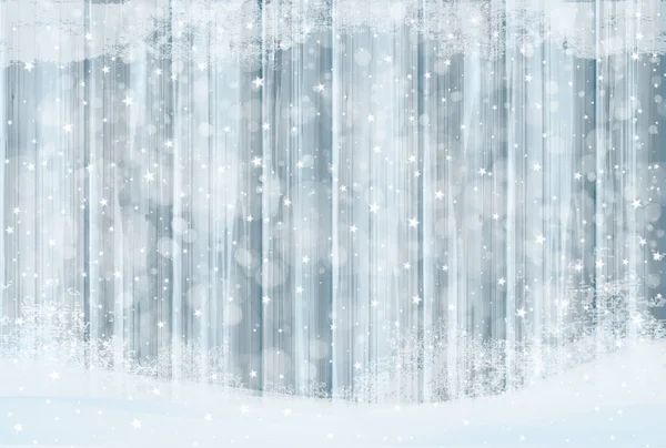 Houten patroon en sneeuw — Stockvector