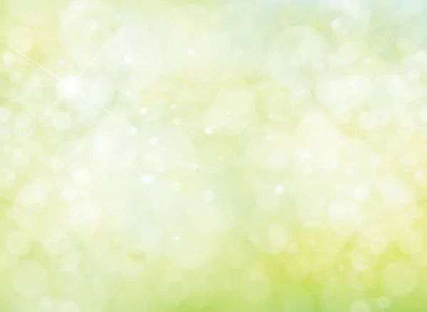 녹색 bokeh 빛 — 스톡 벡터