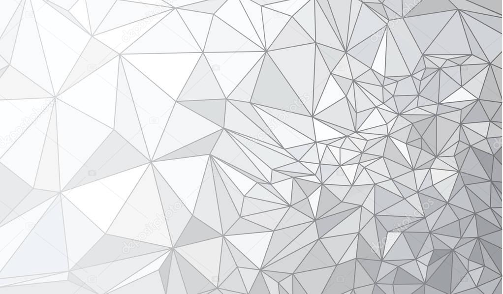 Triangles on white and grey background, vector illustration
