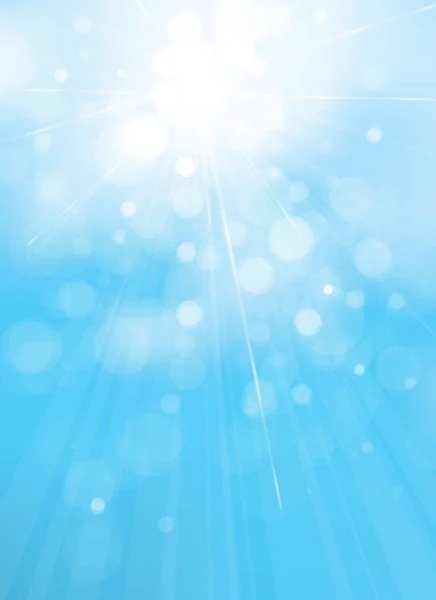 Vector Blue Lights Background Sky Background — Stock Vector