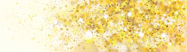 Golden Glitters White Background — Stock Vector