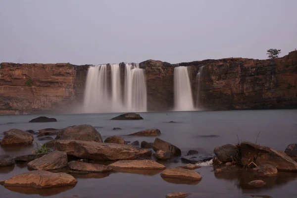 Cachoeiras Chitrakote em Bastar — Fotografia de Stock