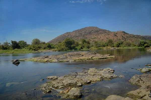 Cauvery 강 물 몸 — 스톡 사진