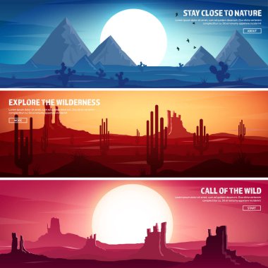 Çöl gezisi. Aşırı turizm ve seyahat. Doğaya geri. Sands.Exploring Afrika. Ufuk çizgisi ile gökyüzü, yıldızlar. Dağlar, uçan kuşlar.