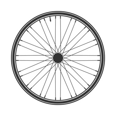 Bisiklet tekerleği sembolü, vektör. Bisiklet lastik. Dağ lastik. Vana. Fitness cycle.Mtb. Bbes25ak.