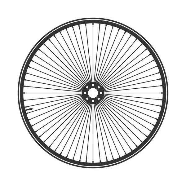 自行车车轮元件、 向量。自行车的橡胶。山轮胎。阀门。Cycle.Mtb.登山健身. — 图库矢量图片