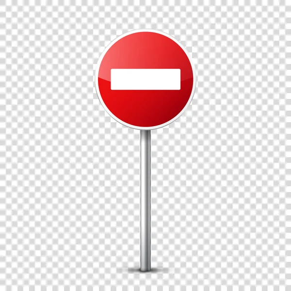 Road red signs collection isolated on transparent background. Road traffic control.Lane usage.Stop and yield. Regulatory signs. Curves and turns. — Stock Vector