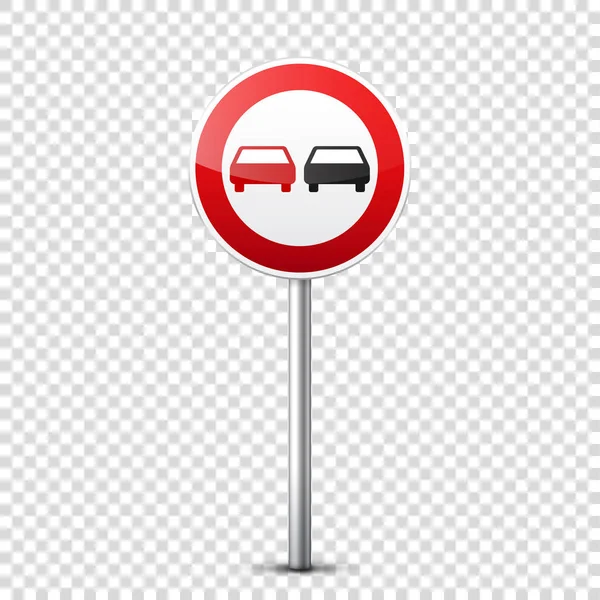 Road red signs collection isolated on transparent background. Road traffic control.Lane usage.Stop and yield. Regulatory signs. Curves and turns. — Stock Vector