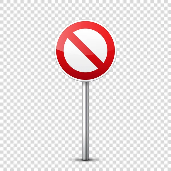 红色的路标上透明背景孤立的集合。道路交通控制。行车线使用。停止和产量。标志牌。曲线和曲折. — 图库矢量图片