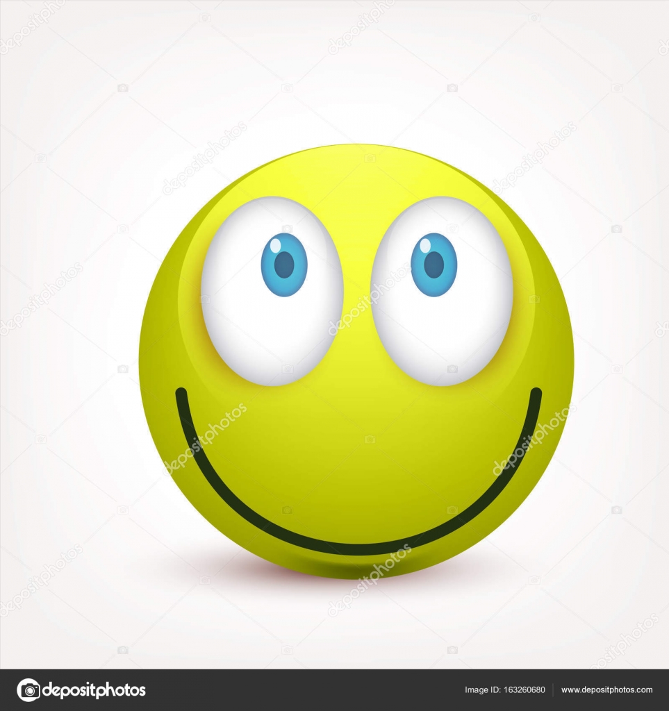 青い目をしたスマイルの絵文字 感情を Greenface 顔の表情 3 D のリアルな絵文字 悲しい 幸せ 怒っている顔 面白い漫画のキャラクター Mood Vector イラスト ストックベクター C Floral Set