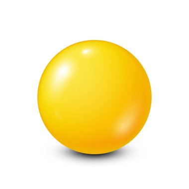 Sarı piyango, Bilardo, havuz top. Snooker. Beyaz arka plan. Vektör çizim.