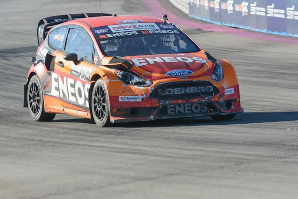 Steve Arpin 00, kör en Ford Fista St bil, under Red Bull — Stockfoto