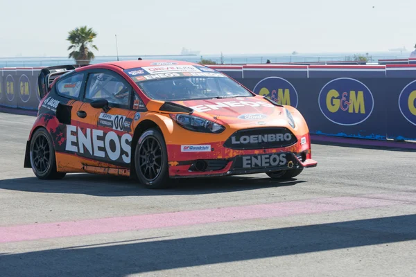 Steve Arpin 00, conduce un Ford Fista ST coche, durante el Red Bull — Foto de Stock