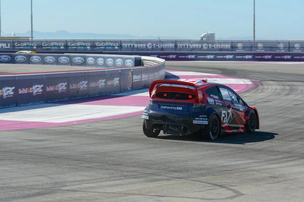 Alejandro Fernández 126, conduce un coche GRC Lites, durante el Red —  Fotos de Stock