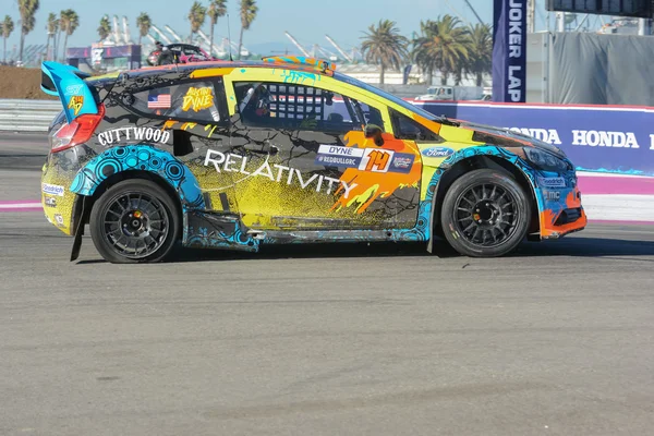 Austin Dyne 14, conduce un Ford Fista ST, durante el Red Bull — Foto de Stock