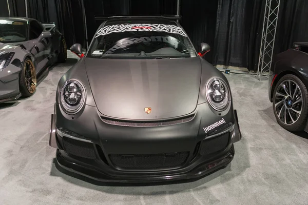 Customized Porsche on display — Stock Photo, Image