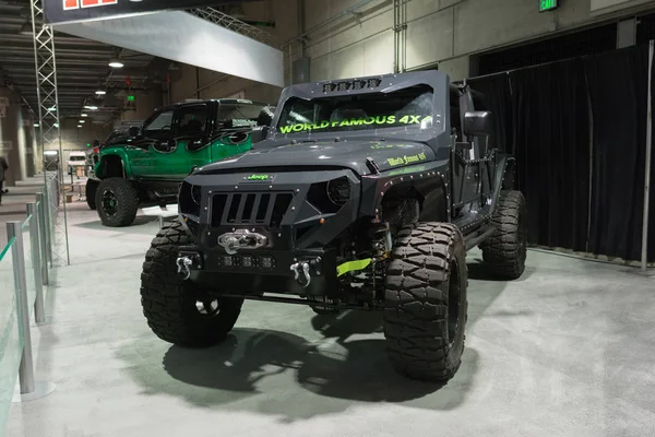 Jeep personalizado en pantalla — Foto de Stock