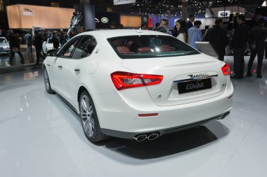 Maserati Ghibli ekranda