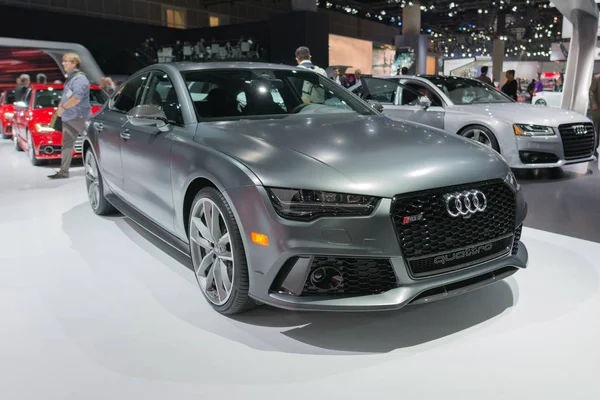 Audi rs7 auf dem display — Stockfoto