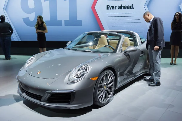 Porsche 911 conversível em exibição — Fotografia de Stock
