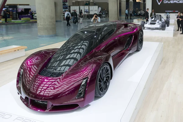 Ostrze, 3-D pierwszy drukowany Supercar — Zdjęcie stockowe