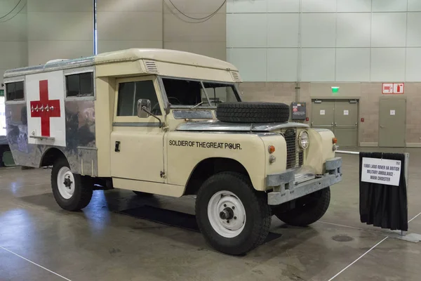 Land Rover IIA Ambulanza militare britannica — Foto Stock