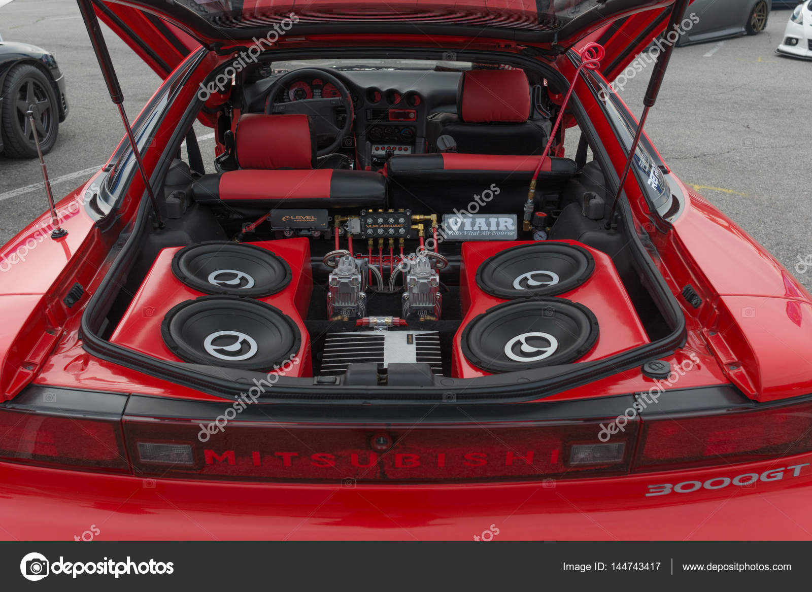 Mitsubishi 3000gt Interior On Display Stock Editorial