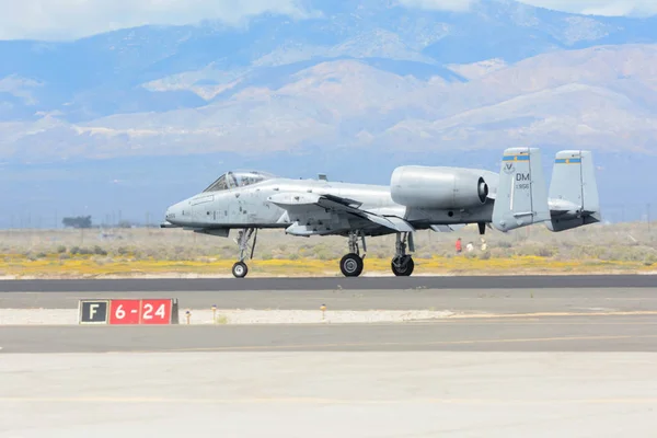 A-10 Thunderbolt Ii na wyświetlaczu — Zdjęcie stockowe