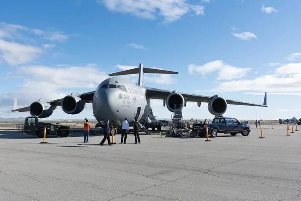 USAF Wielka państwa Air Force Boeing C-17a Globemaster Iii — Zdjęcie stockowe