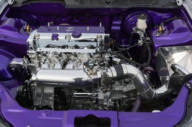Acura Tl motor ekranda ayrıntılarını kapatın
