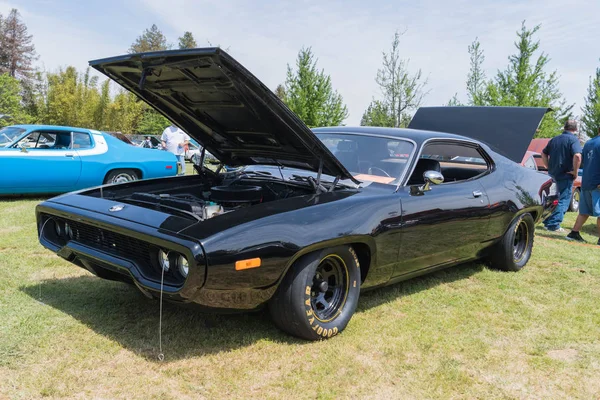 Plymouth Road Runner em exibição — Fotografia de Stock