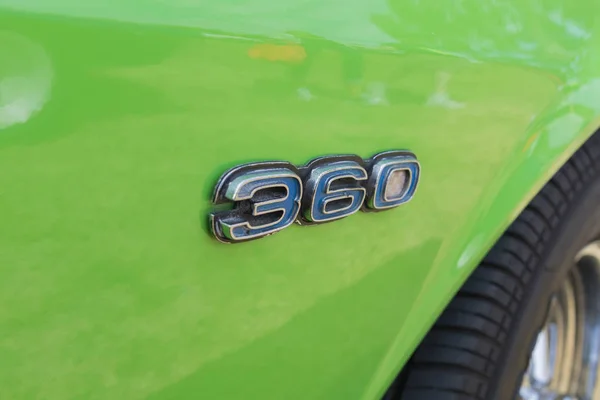 AMC AMX 360 emblem on display — Stock Photo, Image