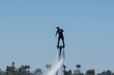 Flyboard gösterisi sırasında Red Bull Air Race