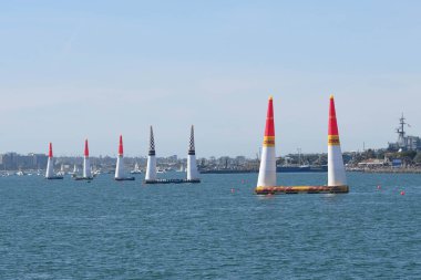 Hava yarış tavaf sırasında Red Bull Air Race