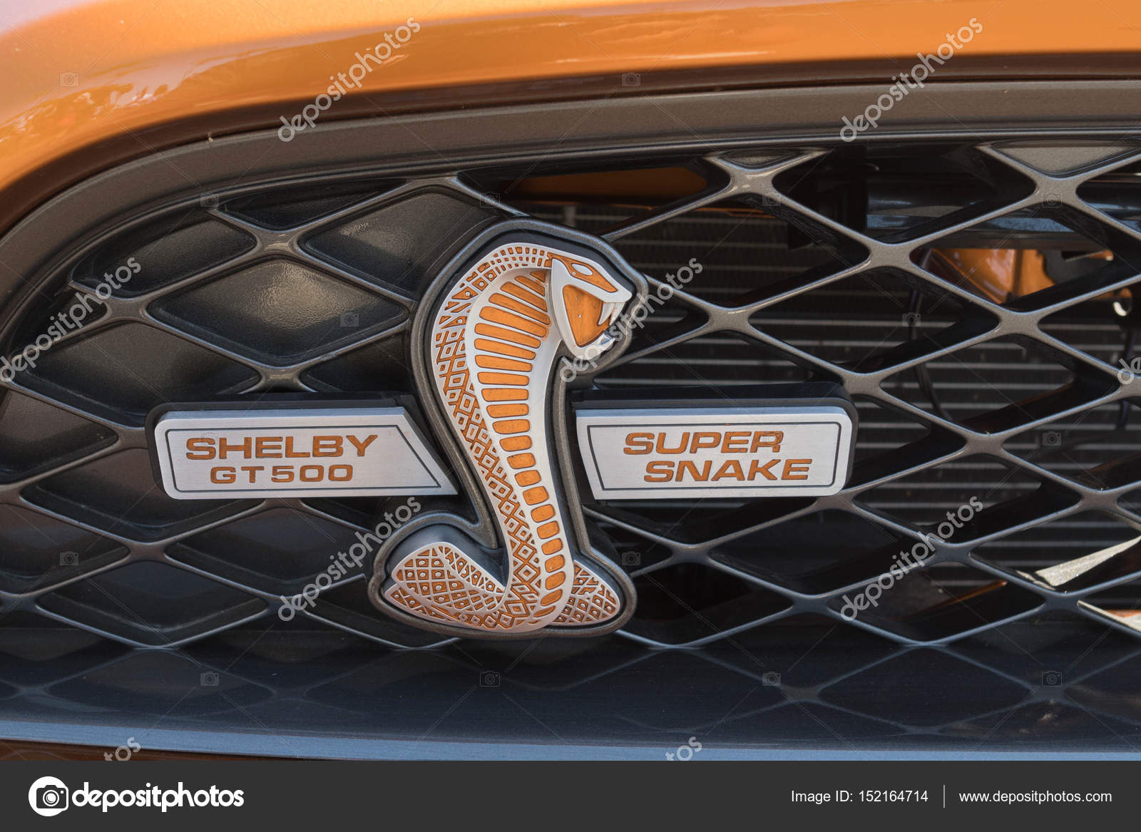 Super snake emblem Ford Mustang GT 500 Super Snake emblem fifth