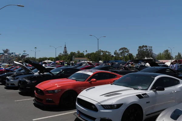 Ford Mustang sjätte generationen på displayen — Stockfoto