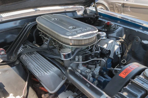 Ford Mustang  GT 500 engine on display — Stock Photo, Image