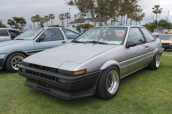 Toyota corolla 1985 ausgestellt — Stockfoto