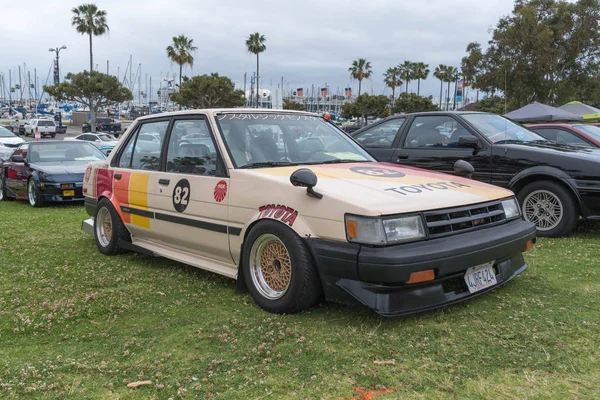 Выставка Toyota Corolla 1986 — стоковое фото