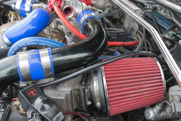 Toyota Celica engine  1992 on display — Stock Photo, Image