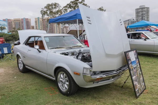 Экспозиция Toyota Celica 1977 — стоковое фото