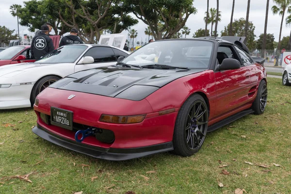 Toyota MR2 1993 SW20 на выставке — стоковое фото