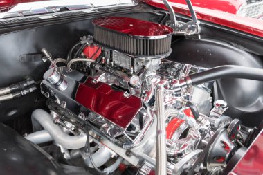 Chevrolet Chevelle Ss motoru ekranda