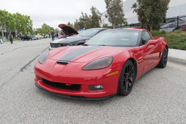 Chevrolet Corvette Z06 στην οθόνη — Φωτογραφία Αρχείου