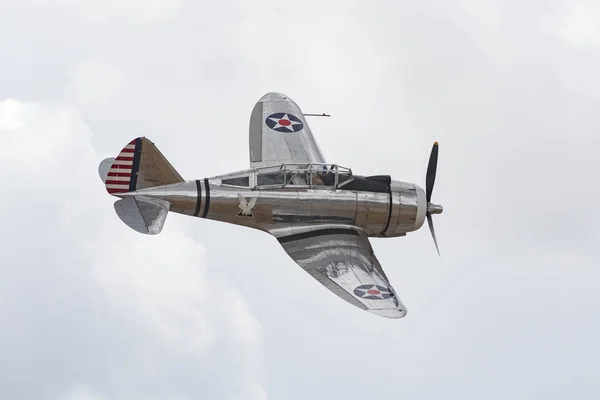 Seversky P-35 tentoongesteld — Stockfoto