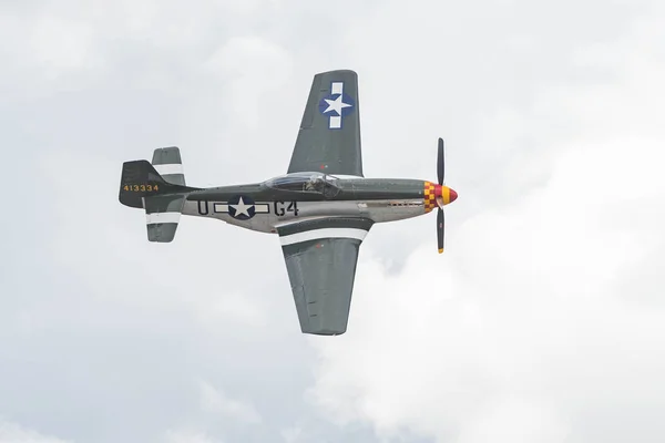 North American P - 51d Mustang G4-U på displayen — Stockfoto