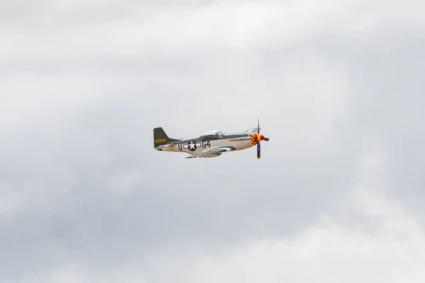 North American P - 51d Mustang G4-U na displeji — Stock fotografie