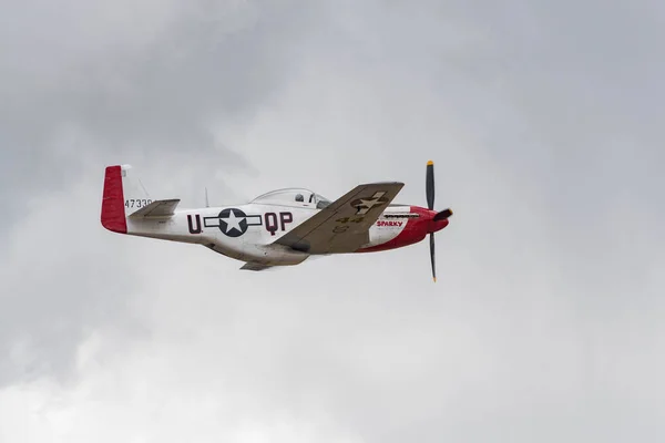 P - 51d Mustang på displayen — Stockfoto